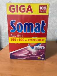 Somat giga. Таблетки для посудомийної машини.