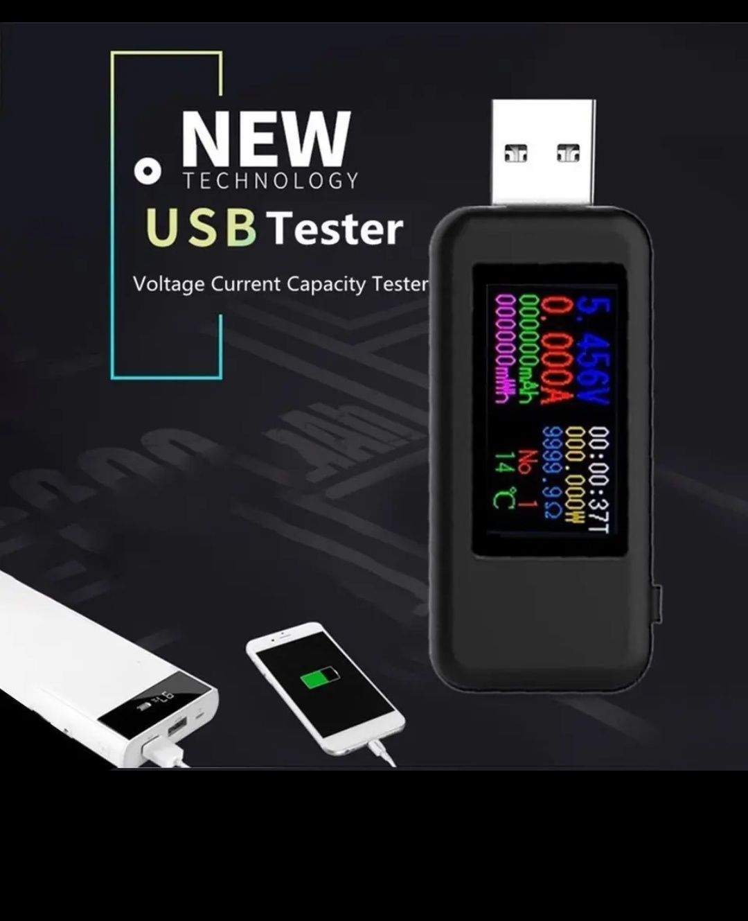 USB тестер 10 в 1