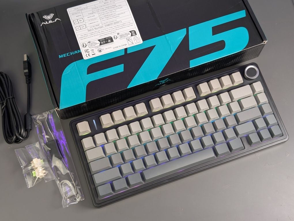 Бездротова Клавіатура AULA F75 Custom | Нова!