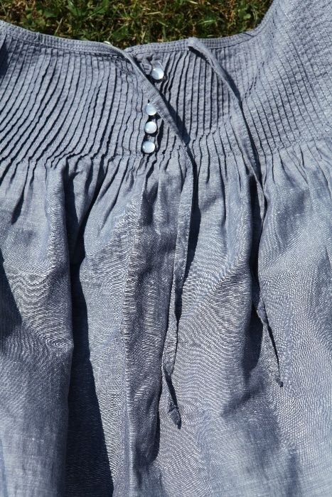 spódnica(ce) biała w niebieskie kwiaty,a'la jeans , malinowa38/40 M/L