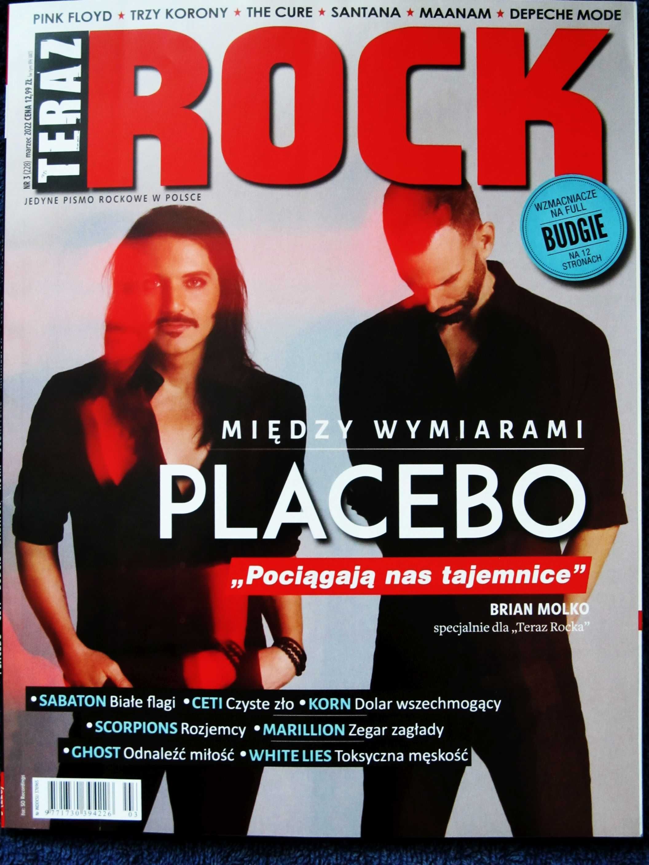 Teraz Rock 5/2022 Placebo,Budgie,Sabaton,Marillion,Pink Floyd,Depeche