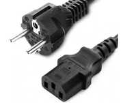 6x Kabel ATX przewód zasilający do komputera, monitora NOWY 1,5-2m
