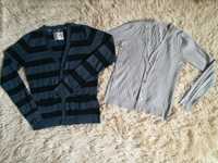 Dwa swetry zapinane na guziki (1 nowy),rozmiar S,cena za 2 szt.
