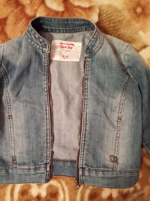 Джинсовая курточка для девочки4-6 лет,рост-116,80 грн без ОЛХ-доставки