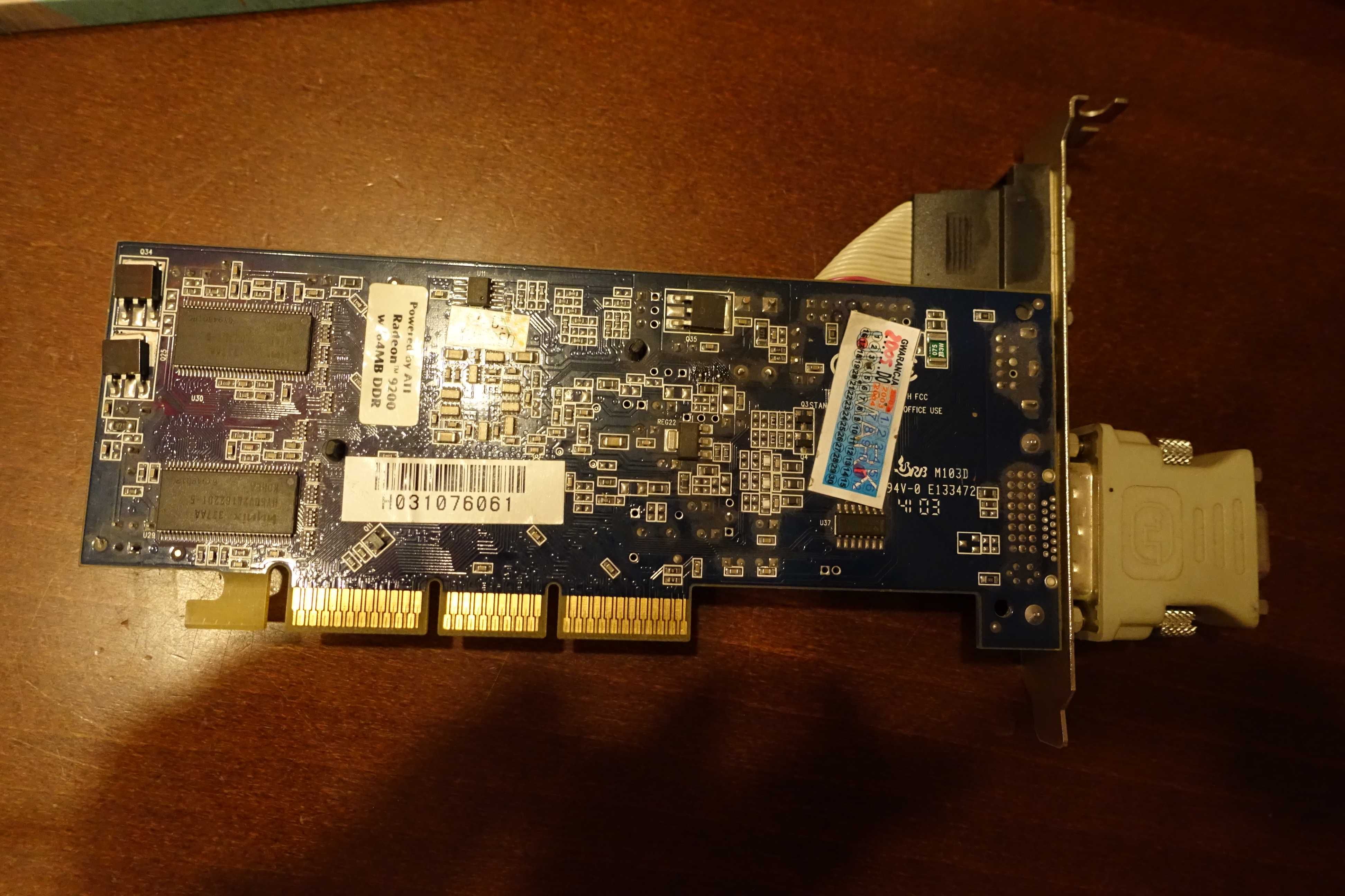 K7S5a płyta główna procesor ram + karta grafiki radeon