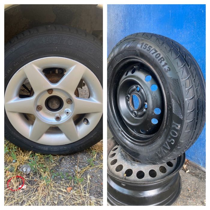 Запаска Колесо Диск матиз