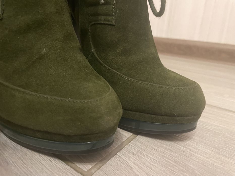 Ботильоны на высоком каблуке ЭКО