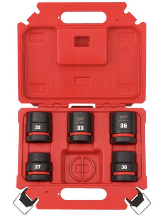 Набір головок коротких, подовжених ударних 3/4 5шт (27-36мм) MILWAUKEE