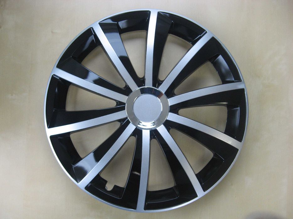 Kołpaki 14 15 16 CZARNE Ford Fiat BMW Seat Honda Renault Peugeot KIA