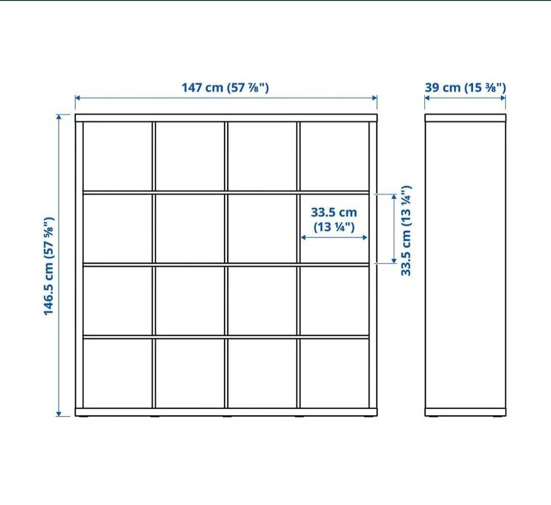 Regał IKEA kallax biały 4x4