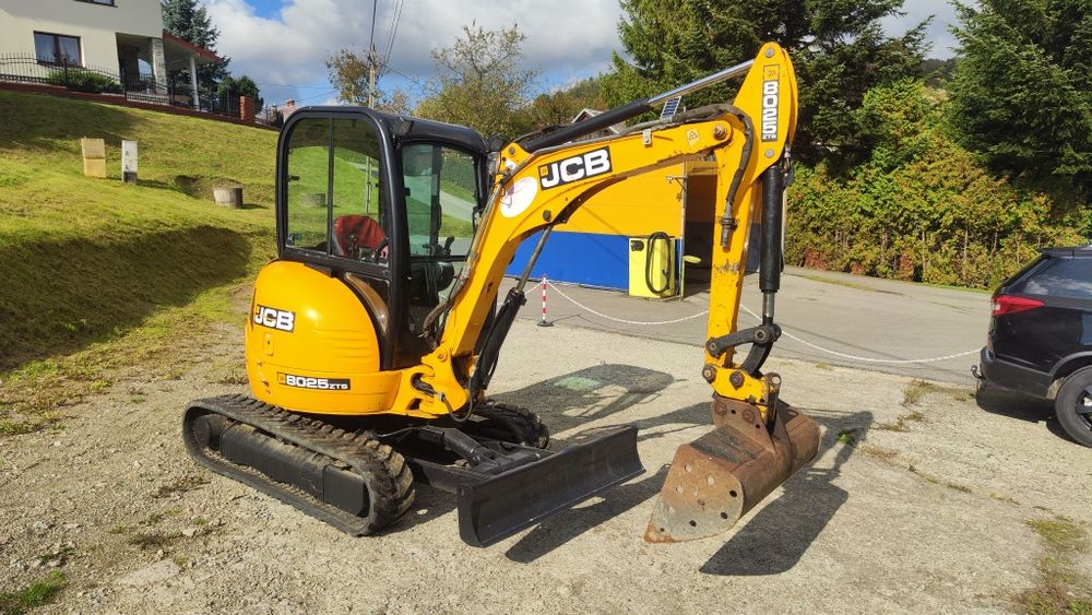 Minikoparka JCB 8025  2016R 3 ŁYŻKI BRUTTO mini koparka
