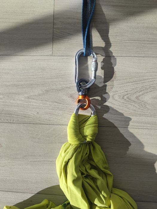 Вертлюг для повітряних полотен і гамака. Машинка вращения для полотен.