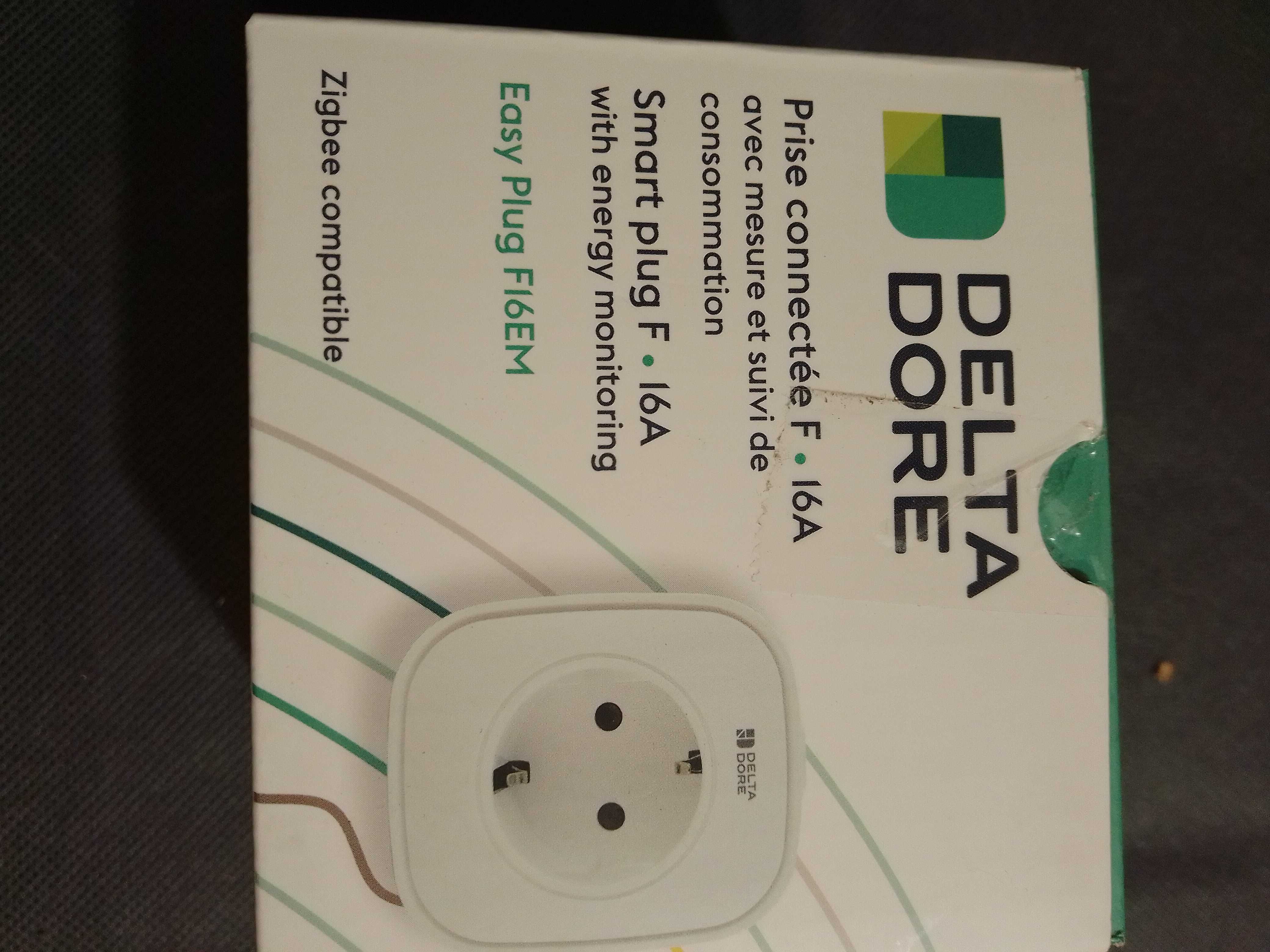 Inteligentne gniazdo WiFi DELTA DORE F16EM z pomiarem zużycia