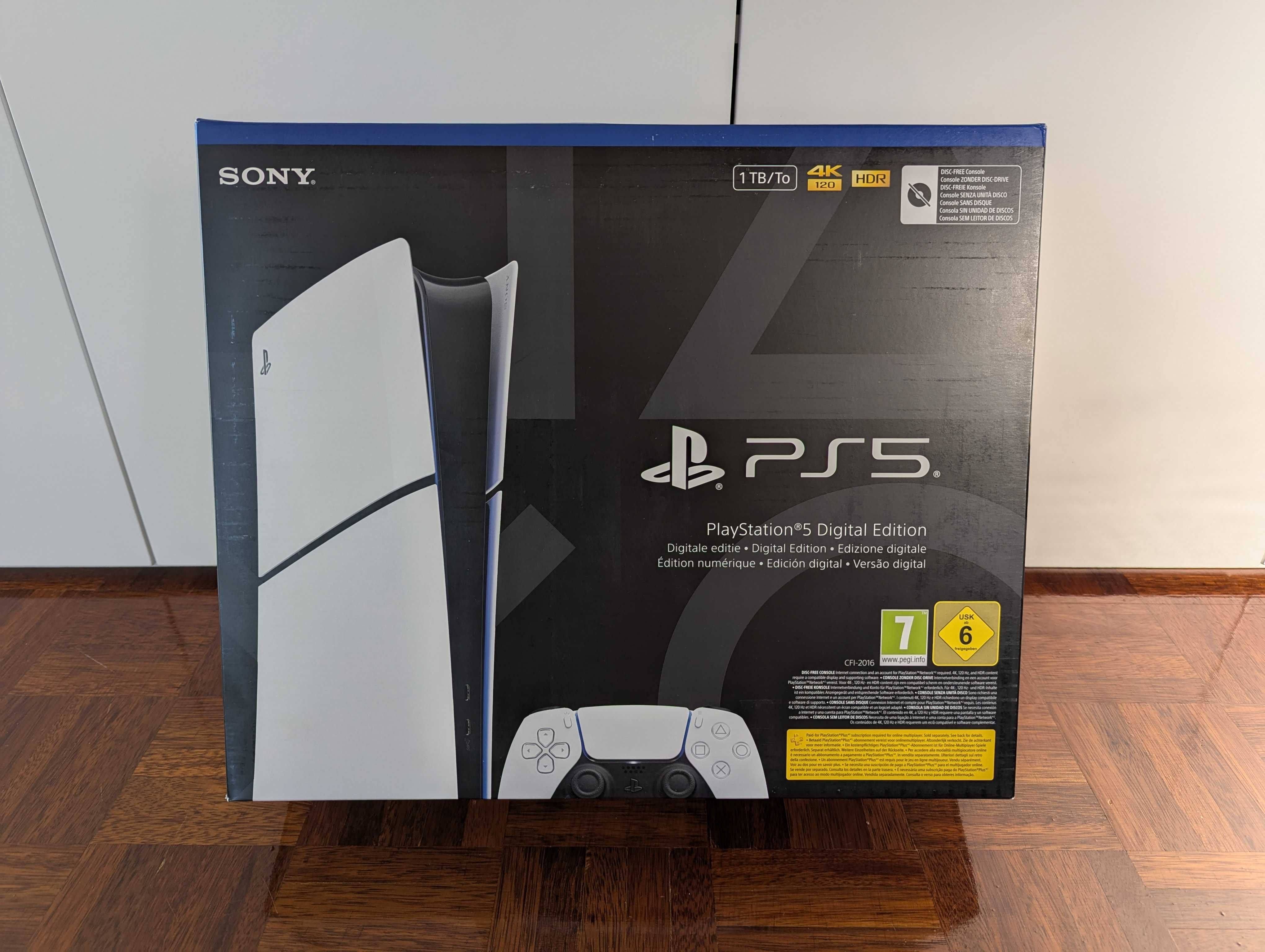 Consola PS5 Slim Digital (1TB) NOVA e SELADA
