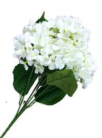 Hortensja bukiet kwiatów biała 48cm