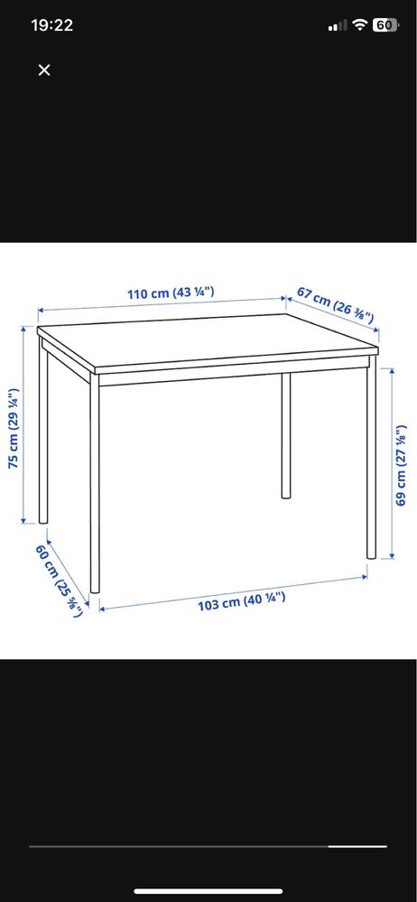 Mesa refeicao IKEA