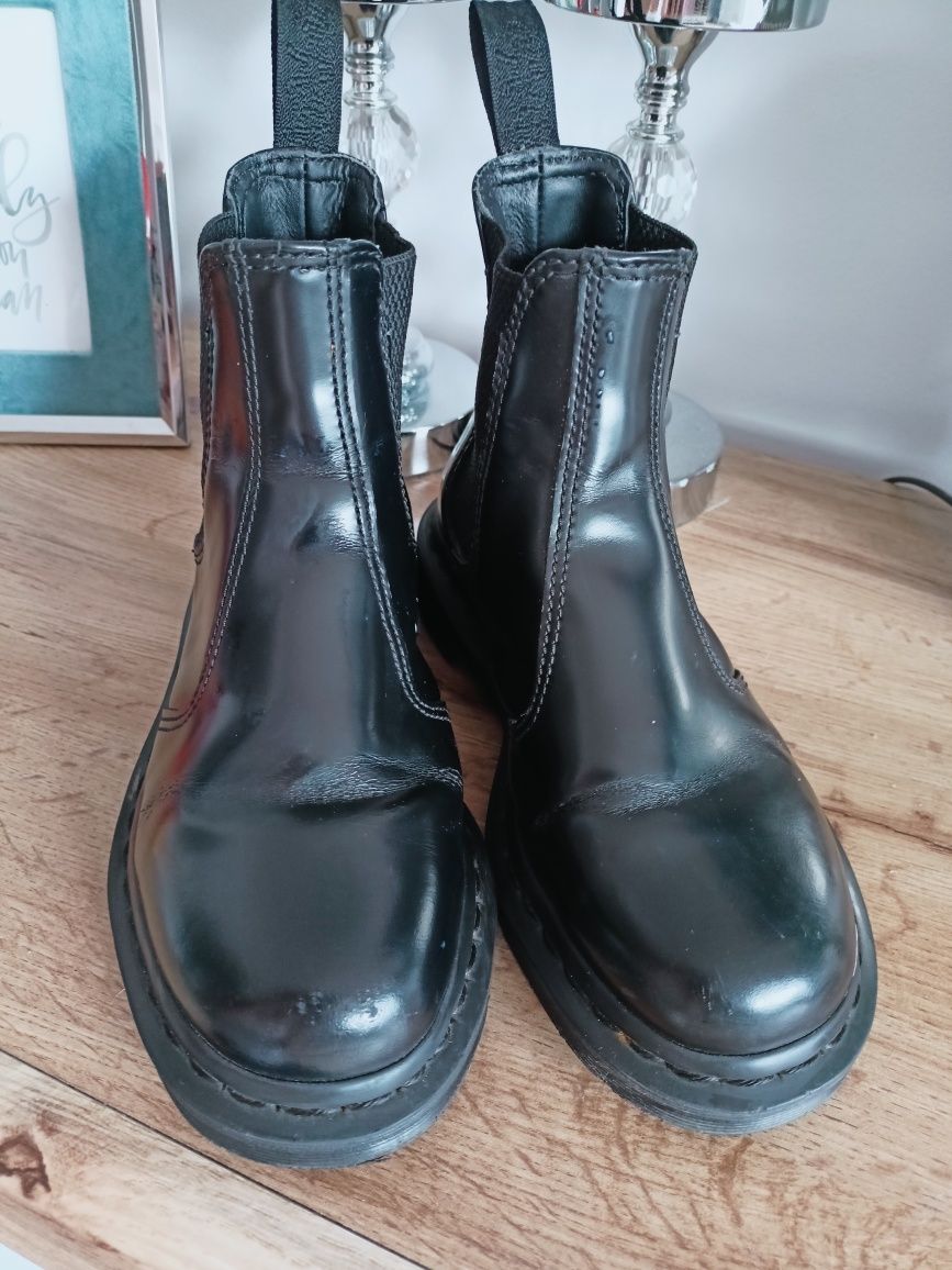 Botki Dr Martens 36 czarne skórzane