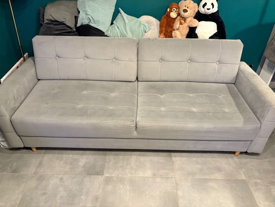 Kanapa + fotel + pufa