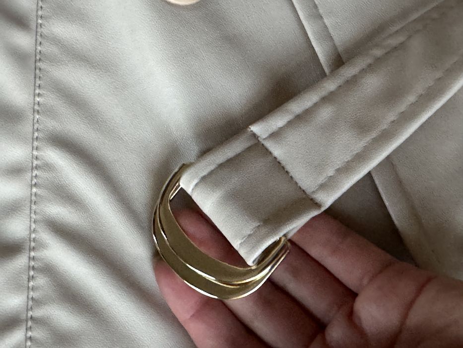 Пальто із еко шкіри турецького бренду Tugba