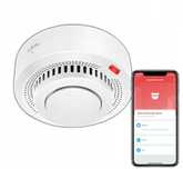 Czujnik dymu Tuya Detektory Dymu alarm dźwiękowy świetlny WIFI YG400A