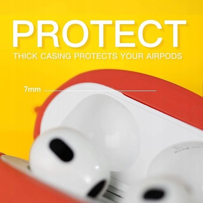 Silikonowe Etui do Airpods 3 Odporne na wstrząsy i pyłoszczelne Ptasze