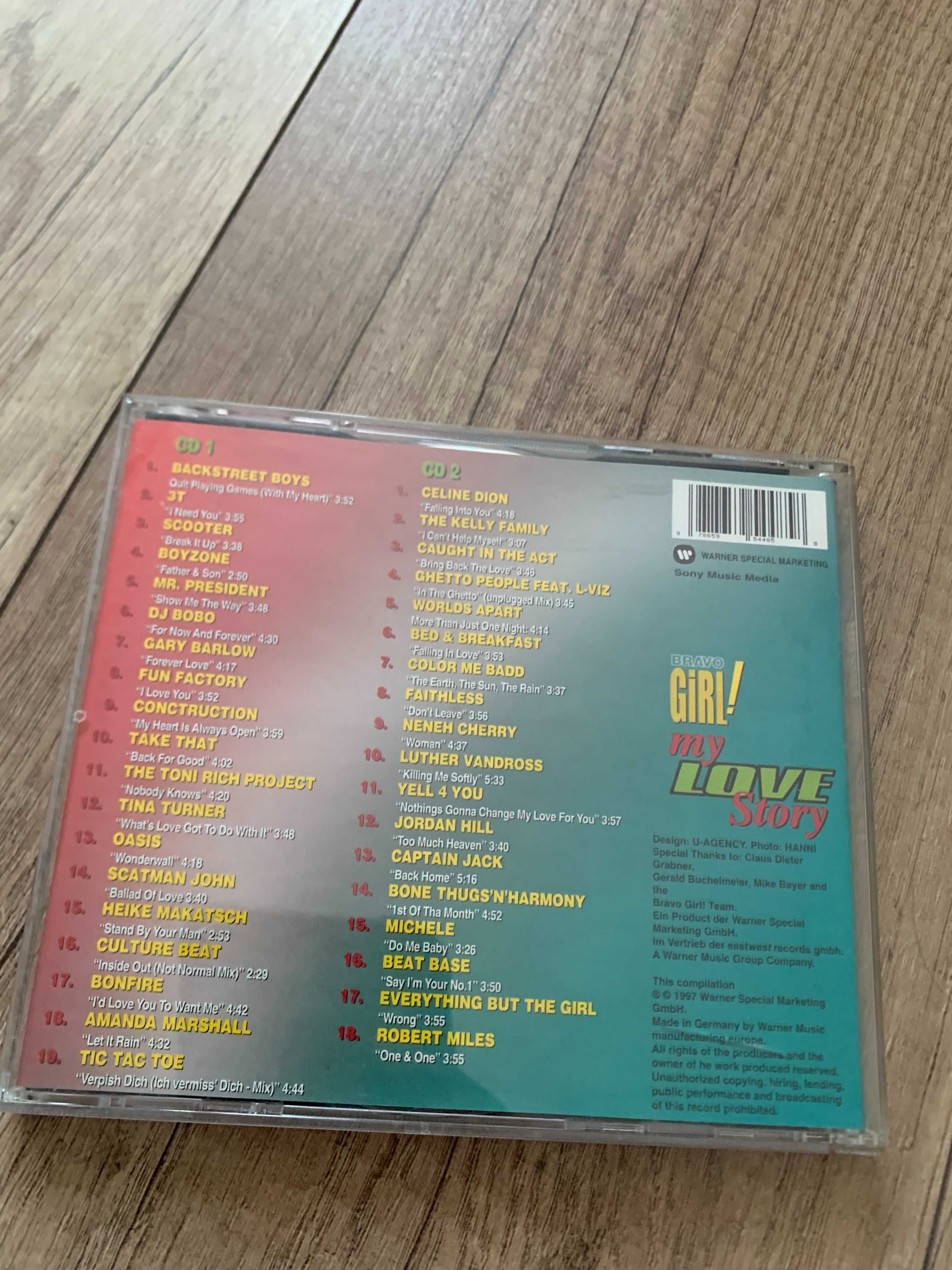 Bravo Gilr MyLove Story | SKŁADANKA MIŁOSNA | 2 CD płyta muzyka 1997