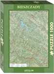 Puzzle 1000 - Bieszczady mapa turystyczna. ArtGlob