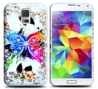RU38 Capa Trendy Butterfly para Samsung Galaxy S5 Mini G800 Novo! ^A