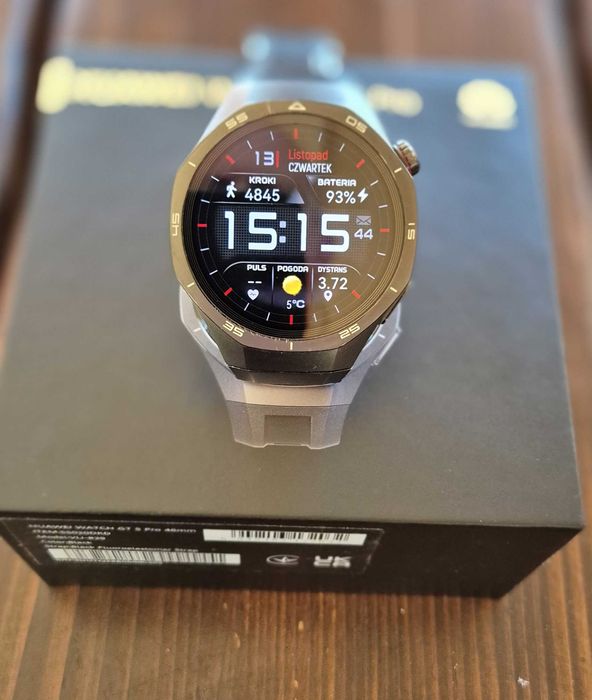 Смарт часы Huawei watch GT 5 Pro Black 46mm UA