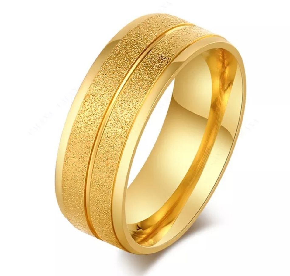 Aliança namoro - compromisso - casamento em ouro laminado 18K