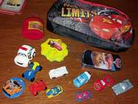 Zabawki samochody puzzle Cars Auta Disney karty Piórnik itp 25szt=20zł