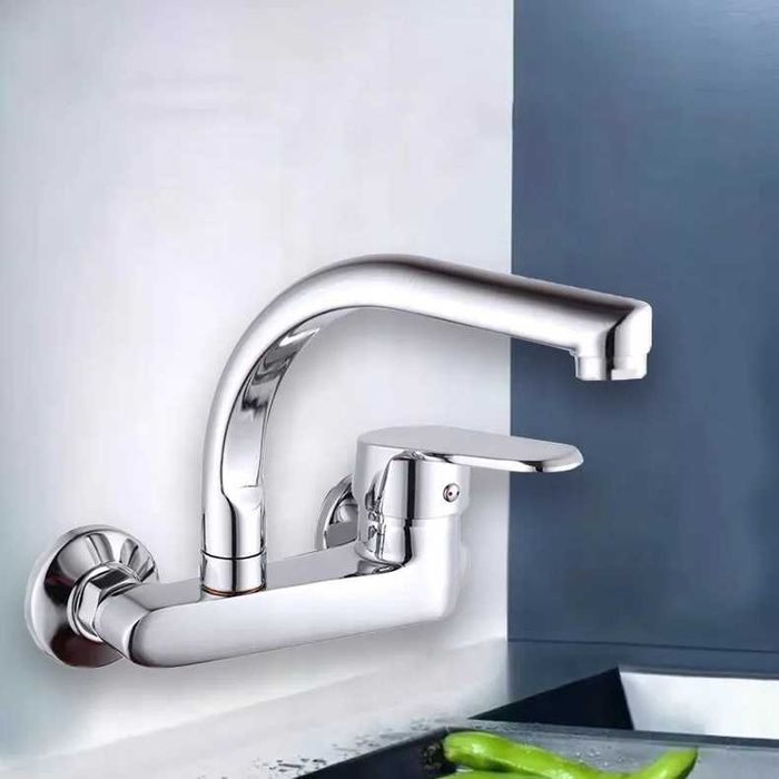 bateria umywalkowa kuchenna naścienna ruchoma wylewka kran