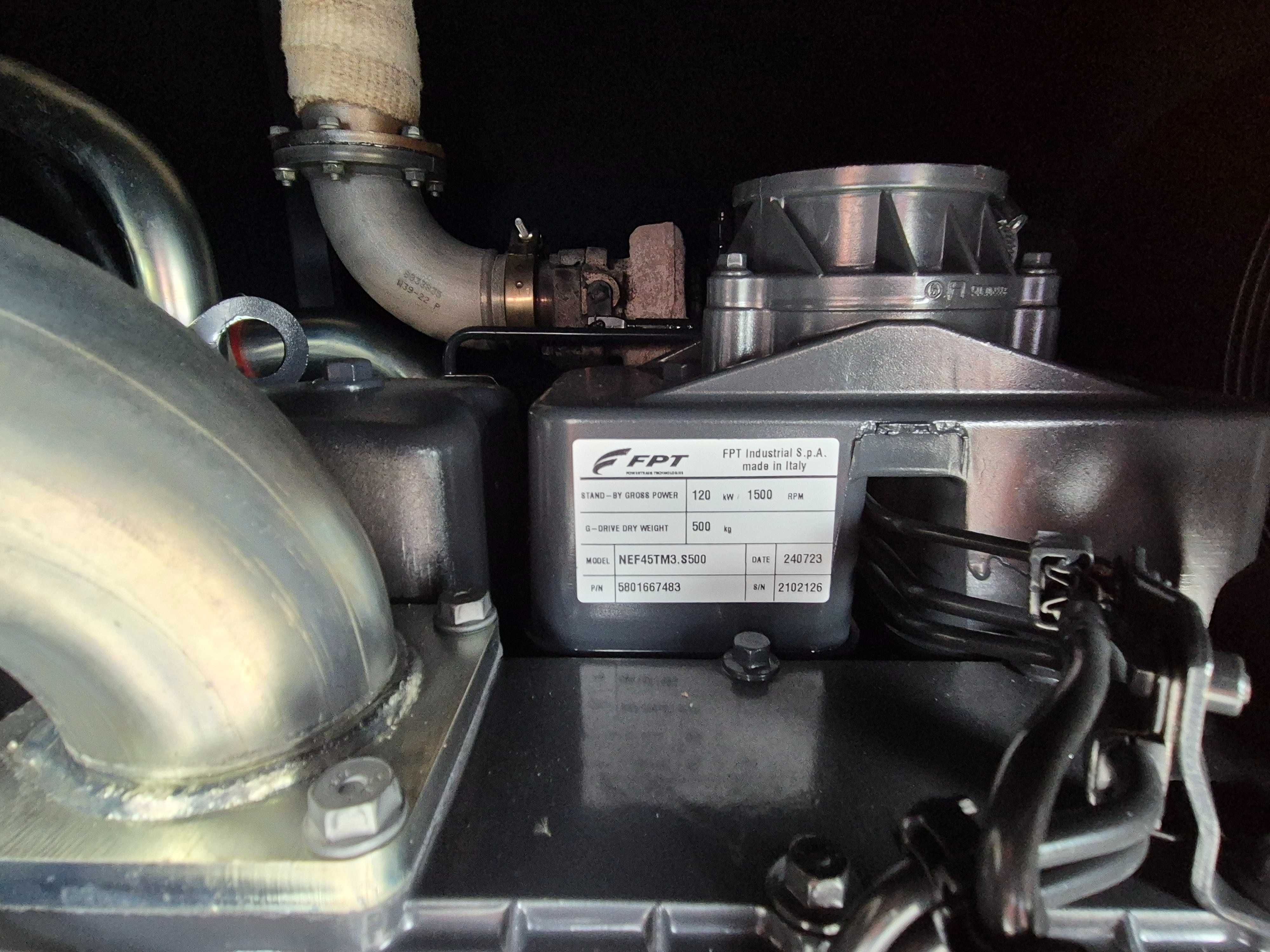 Agregat prądotwórczy Fogo FD125I-C  109kW  100kW Iveco Nidec Comap