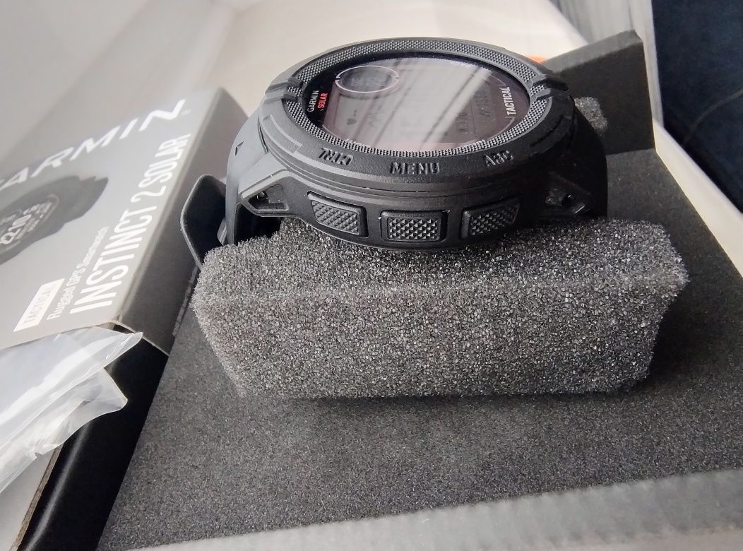 Garmin Instinct 2 solar tactical, smartwatch, dodatkowe paski, komplet
