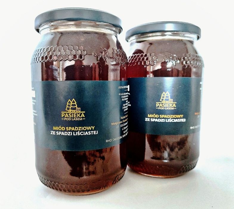 Naturalny miód spadziowy ze spadzi liściastej