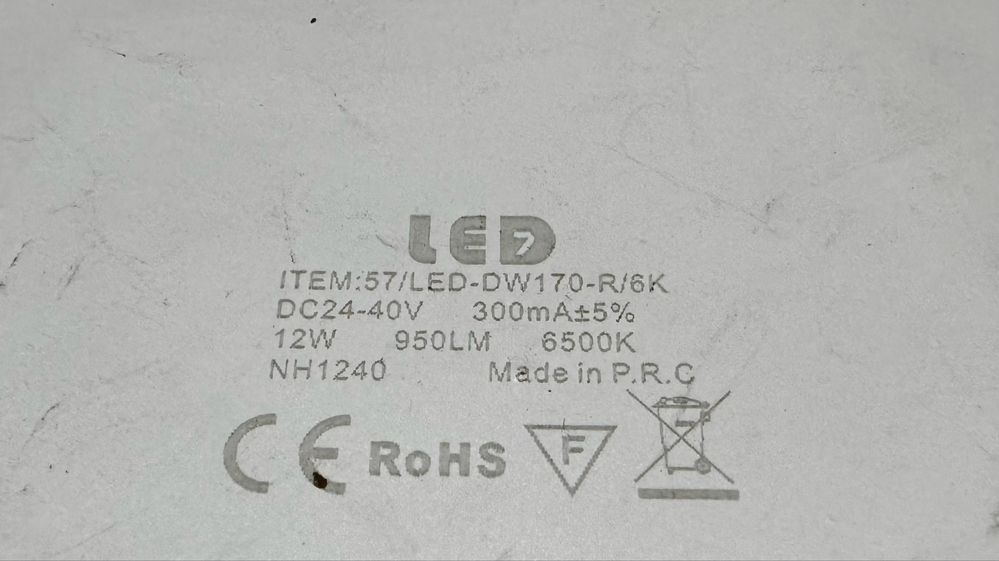 Foco led encastrar