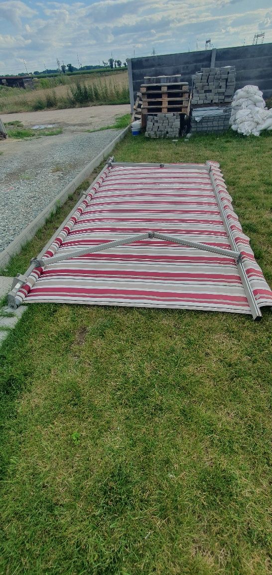 Markiza aluminiowa, roleta tarasowa 3x4m