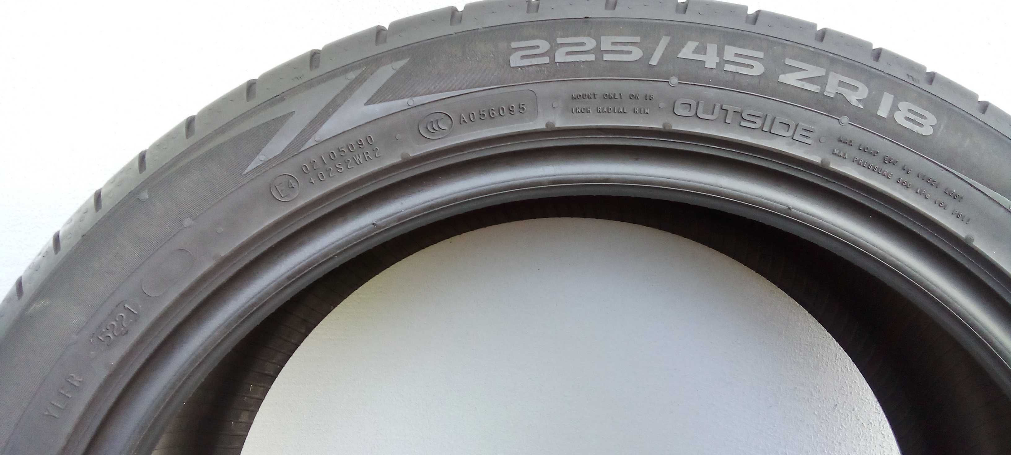 Pojedyncza Opona Letnia Nokian Tyres Wetproof 225x45x18 95Y 6mm