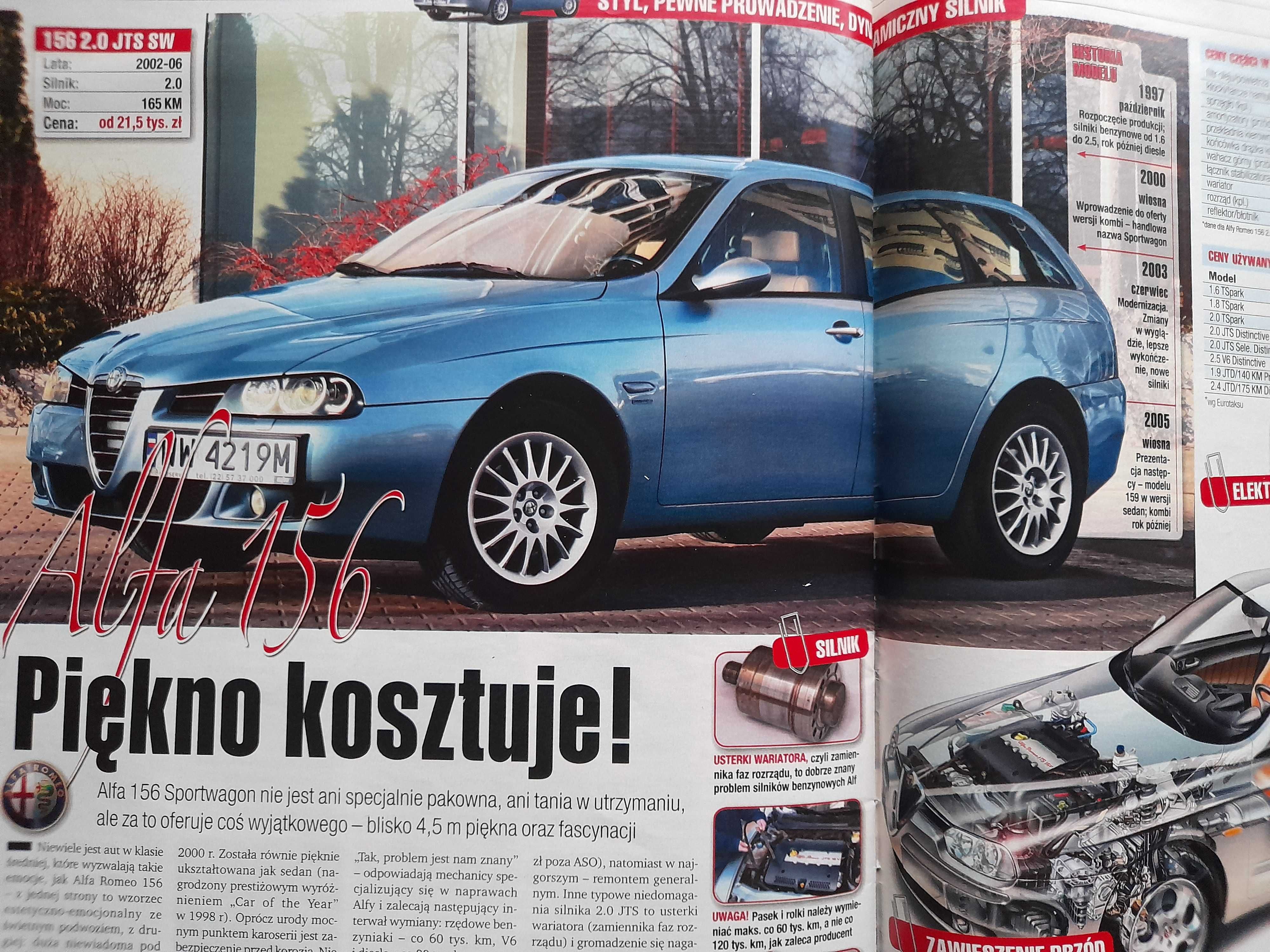 AUTO ŚWIAT Audi Q5, Fiat 500 Abarth, Alfa 156, Mercedes klasy A, BMW 3