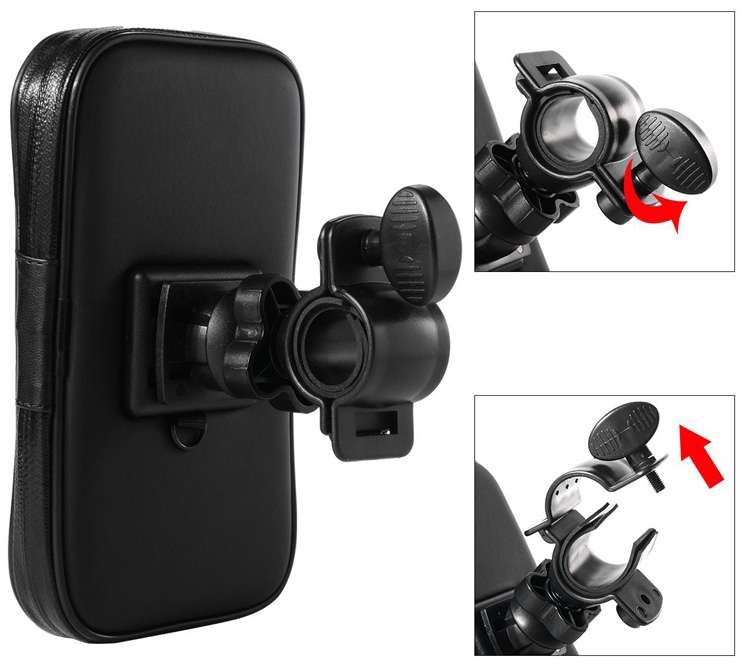 Bolsa Telemóvel/GPS Impermeável - Bicicleta ou Mota - ARTIGO NOVO