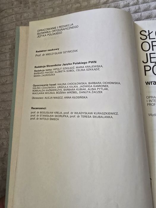 Słownik ortograficzny języka polskiego pwn