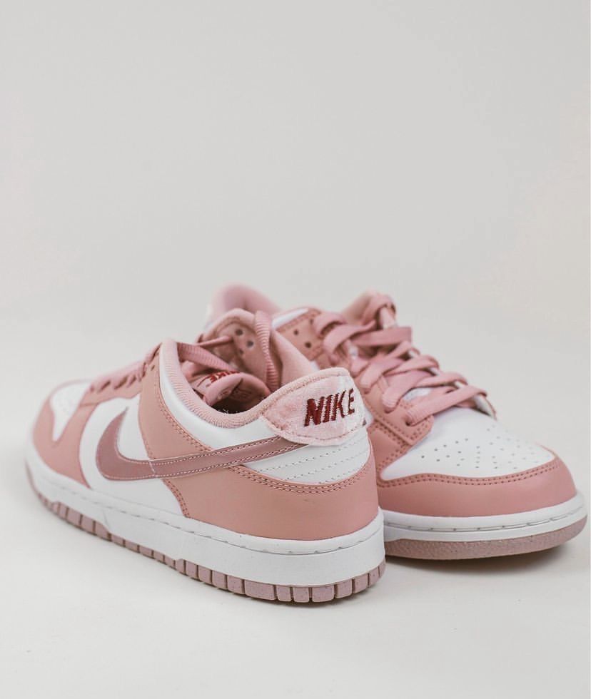 Найки рожеві жіночі Nike Dunk Low Pink Оригінал. Данки рожеві лоу пінк