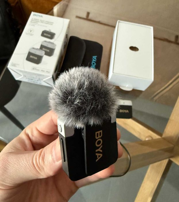 Петличний мікрофон BOYA BY-M1V6 для iPhone (Lightning)