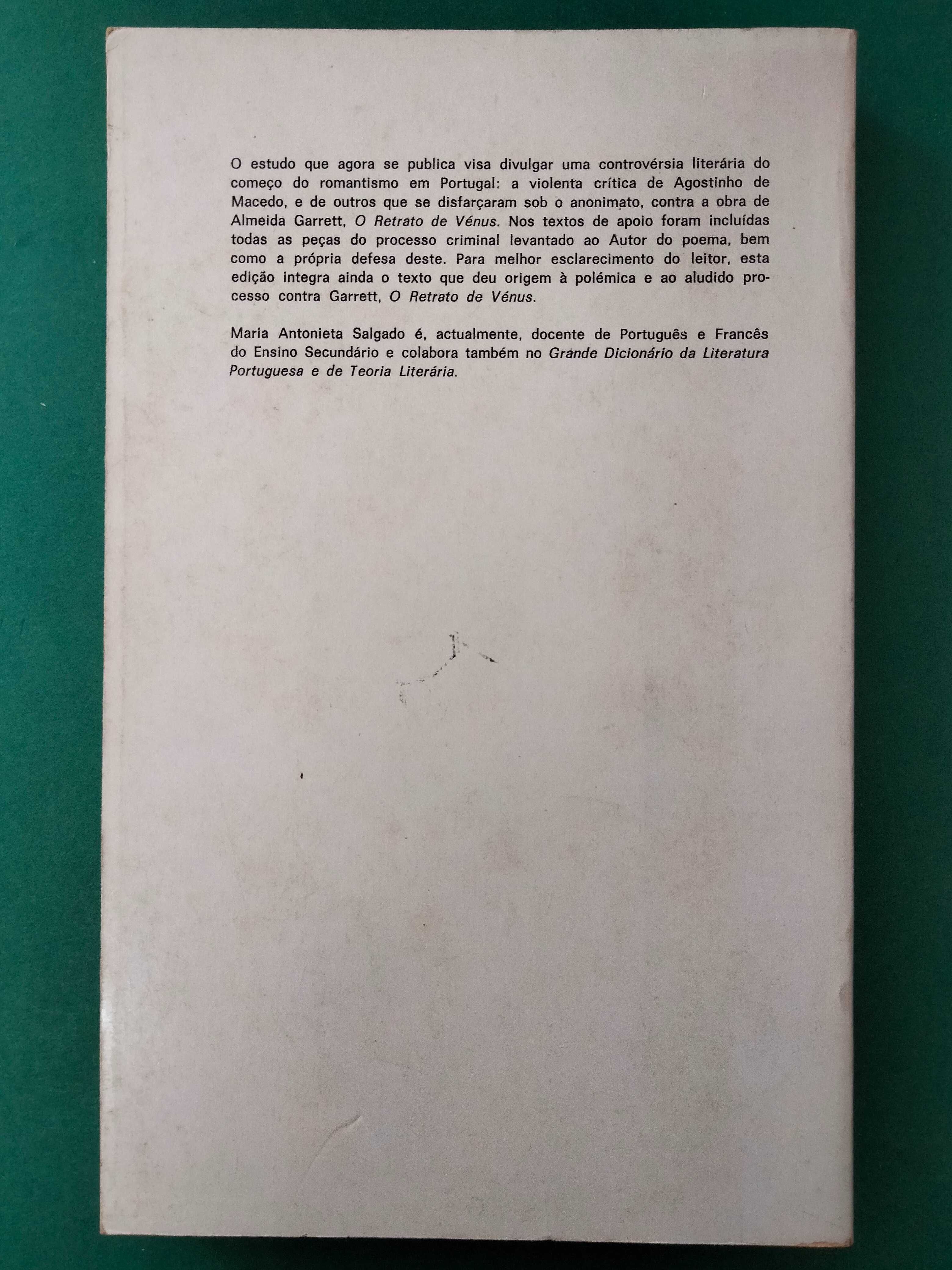 A Polémica Sobre o Retrato de Vénus - Introdução de Mª. A. Salgado