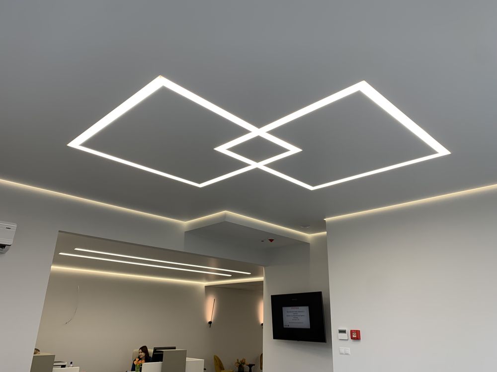 Oświetlenie LED, Sufit podswietlany, sufity napinane, LED