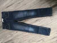 Spodnie legginsy jeansowe 122