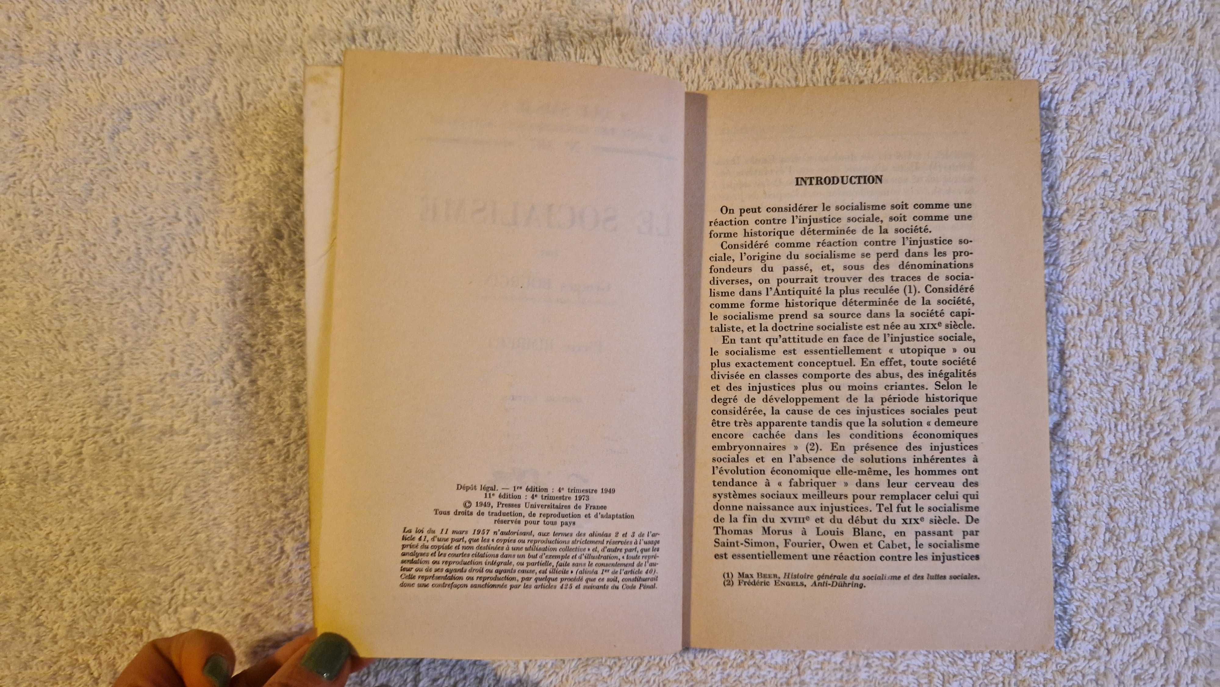 Livro "Le Socialisme"
