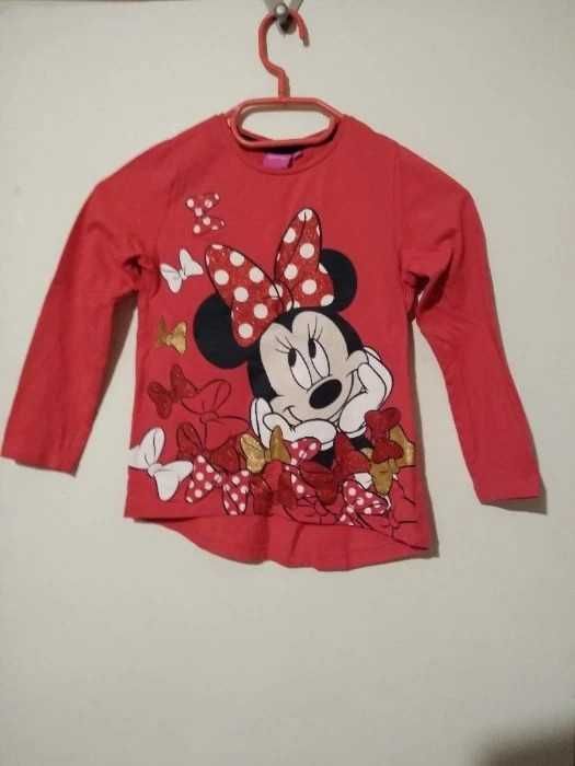 Bluzeczka dziecięca z długimi rękawami Disney z Minie Mouse rozm. 116