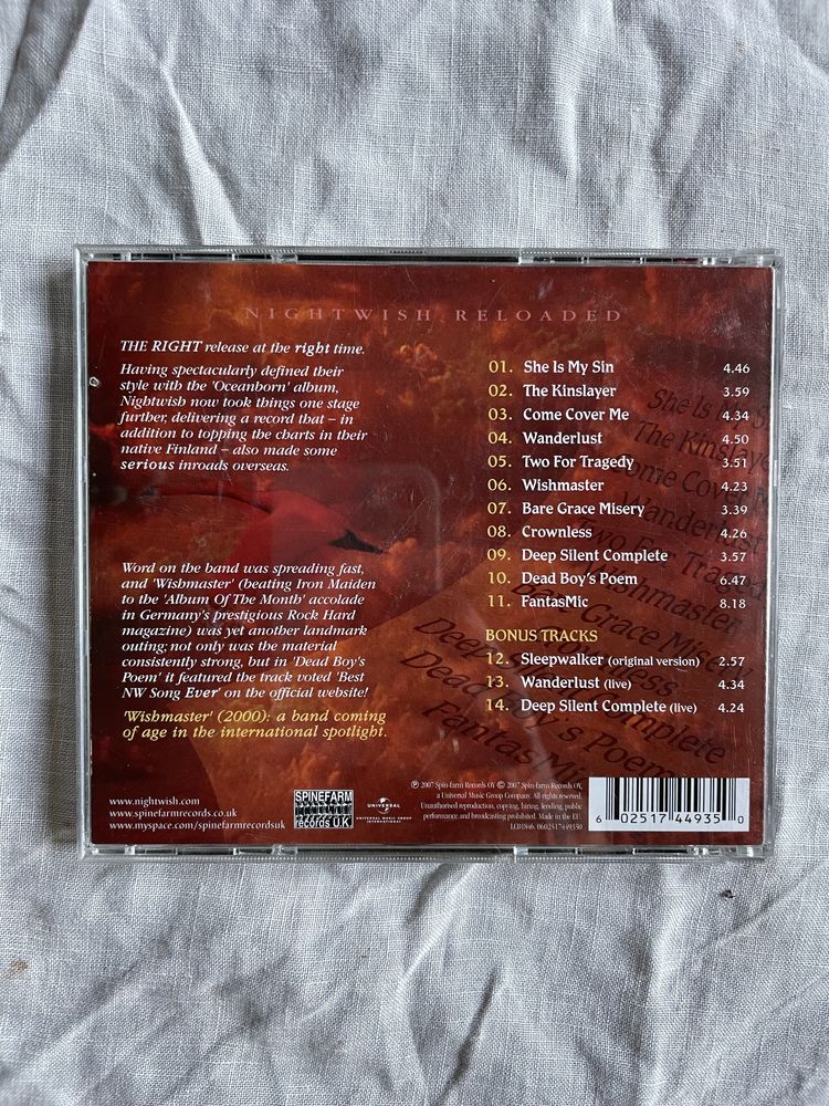 płyta CD Nightwish Wishmaster
