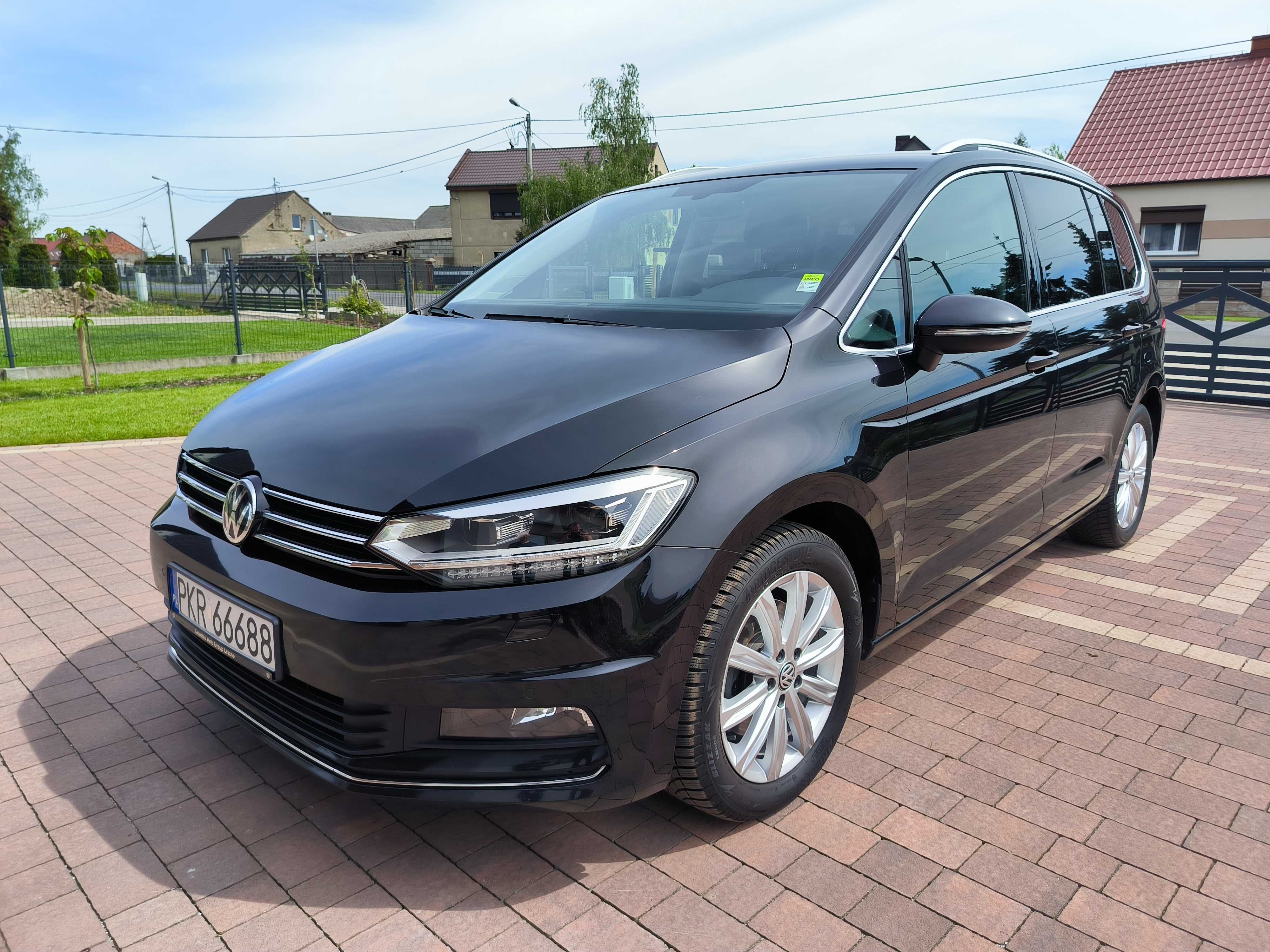 !! REZERWACJA !! Volkswagen Touran, DSG, 7osobowy, salon Polska,